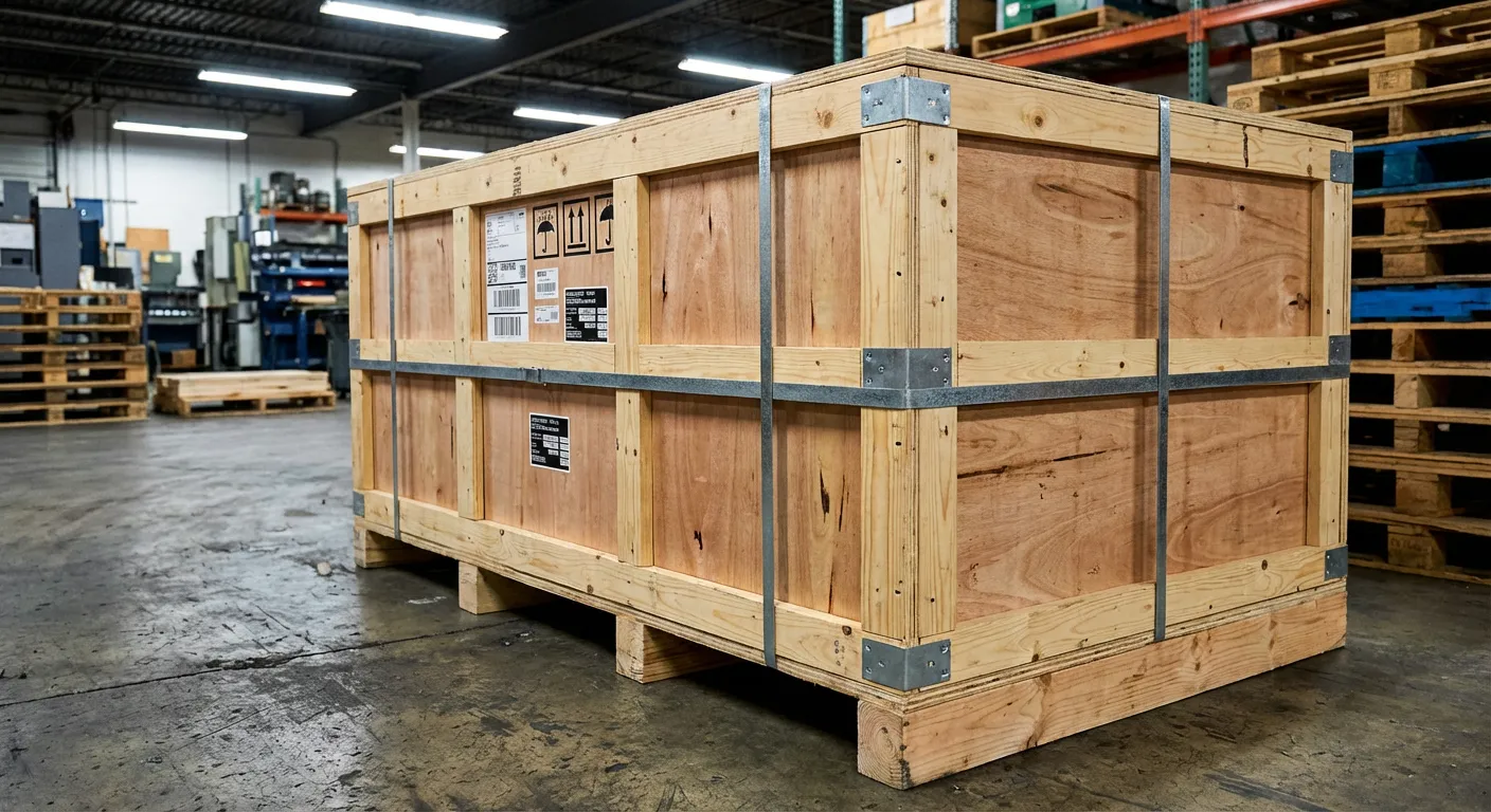 Caisses bois sur-mesure pour export maritime - SINCOPEB