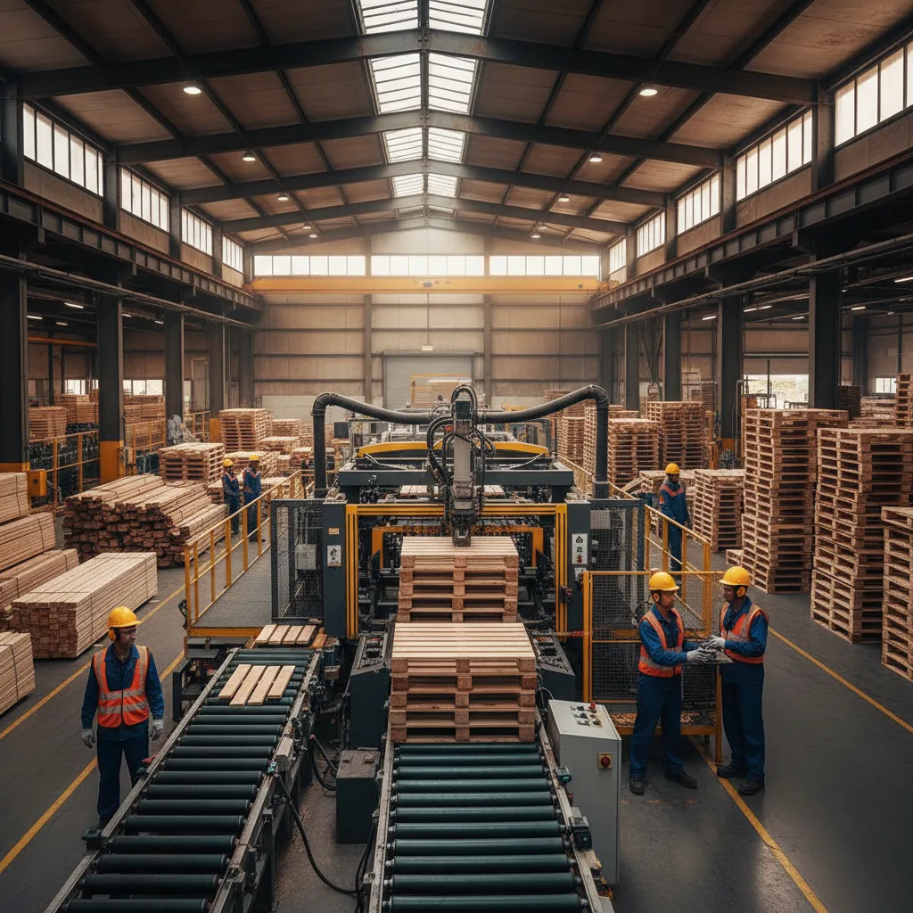 Usine SINCOPEB - Production éco-responsable de palettes bois